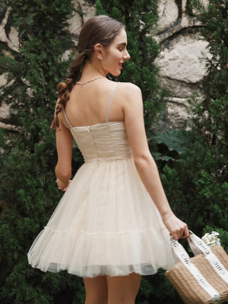 Tulle Bow Cocktail Dress