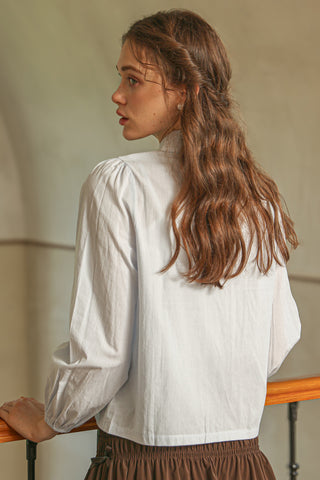 Powder Blue Lace Blouse