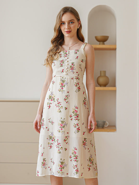 Blooming Charm Midi Dress