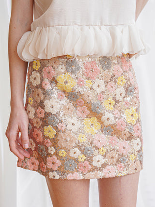 Sequin Mini Skirt