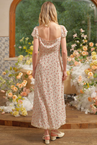 Lace-Trimmed Romantic Bloom Dress
