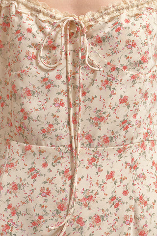Lace-Trimmed Romantic Bloom Dress